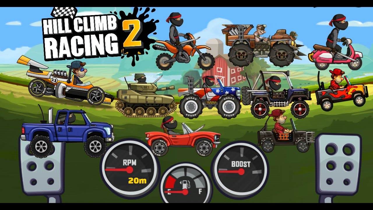 Hill Climb Racing 2 - Пляж. Приключения. Ралли. 18841 м
