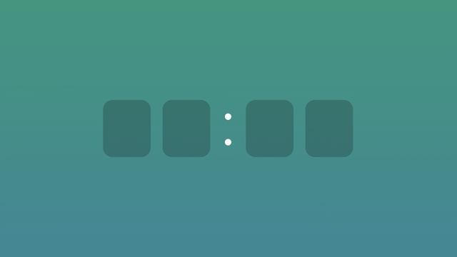 Секундомер: 2 минуты (обратный отсчет, countdown)