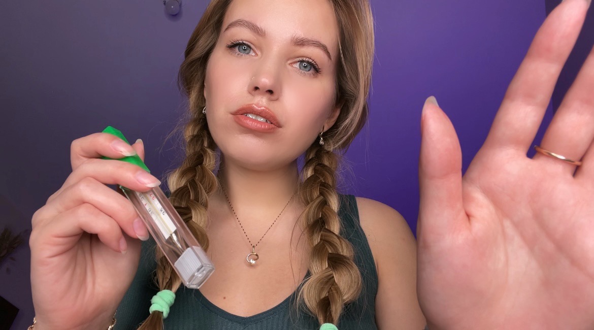 АСМР позабочусь о тебе, когда ты болеешь