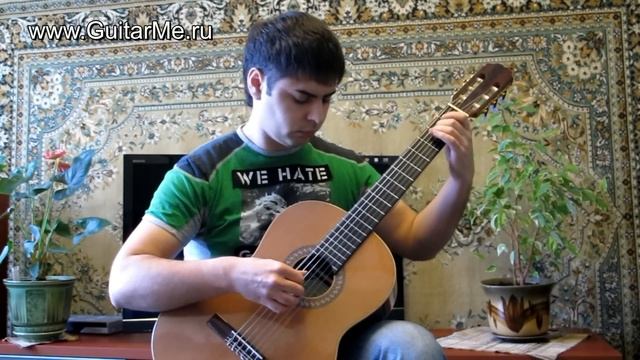 ЭТЮД №5 В СТИЛЕ БОССА-НОВА А. Виницкий. GuitarMe School | Александр Чуйко