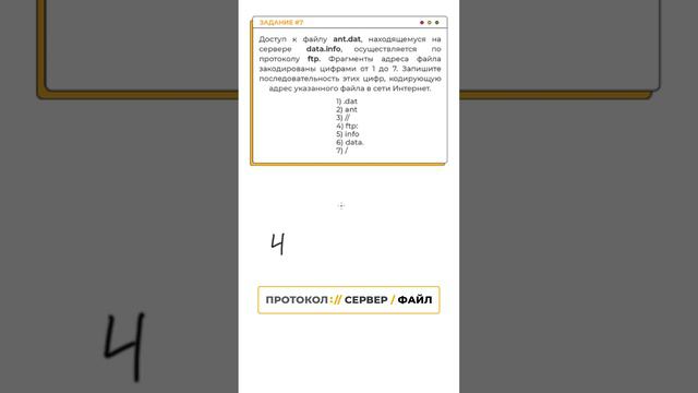 Решаем задание №7 | ОГЭ-2025 по информатике