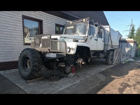 Газ 3308 ремонт #54 тент на замену