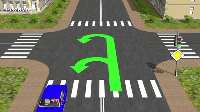 Правила выполнения разворота