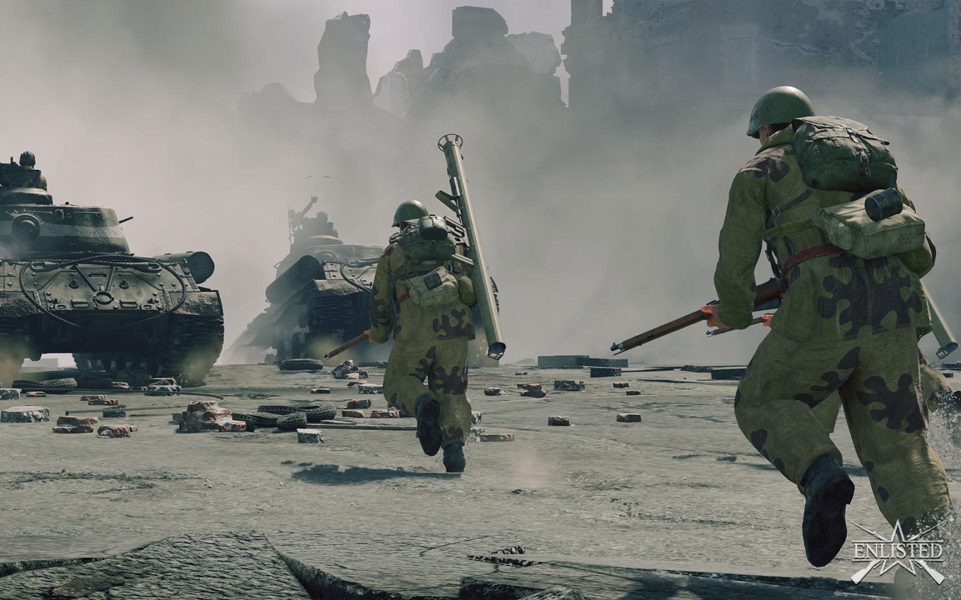 Enlisted -  Кролль-опера (Штурм) Битва за Берлин (Без комментариев)