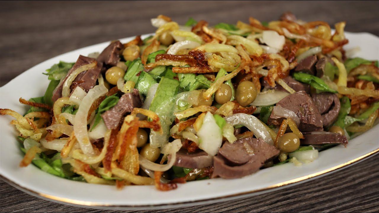 Куриные сердечки в салате это ОТЛИЧНАЯ и ПОЛЕЗНАЯ замена мясу, получается еще вкуснее