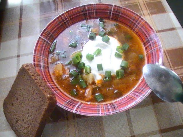 Щи в мультиварке с кислой и свежей капустой!