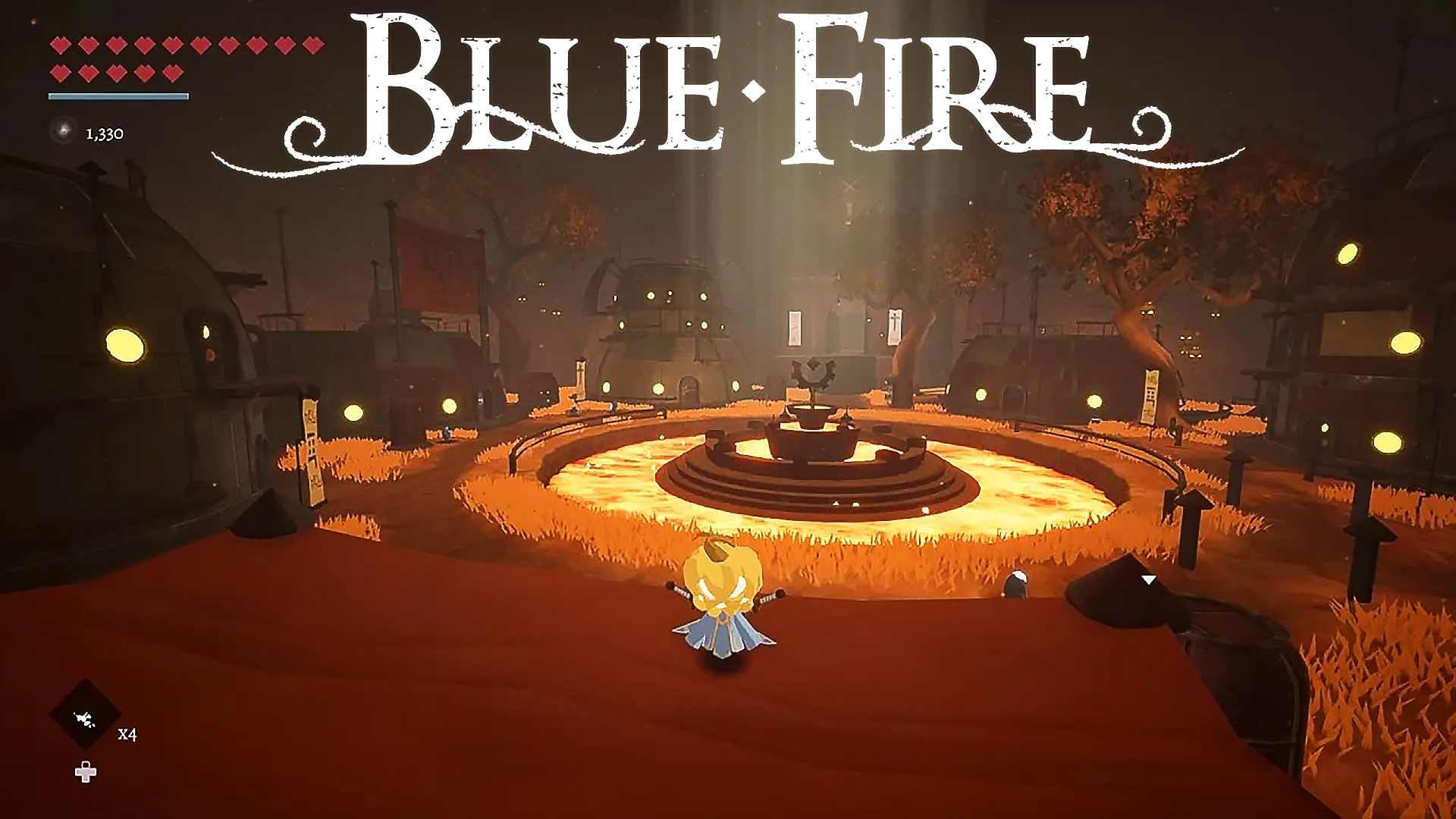 Знакомство с персонажами в Деревне Ржавчины. Blue fire 20 серия