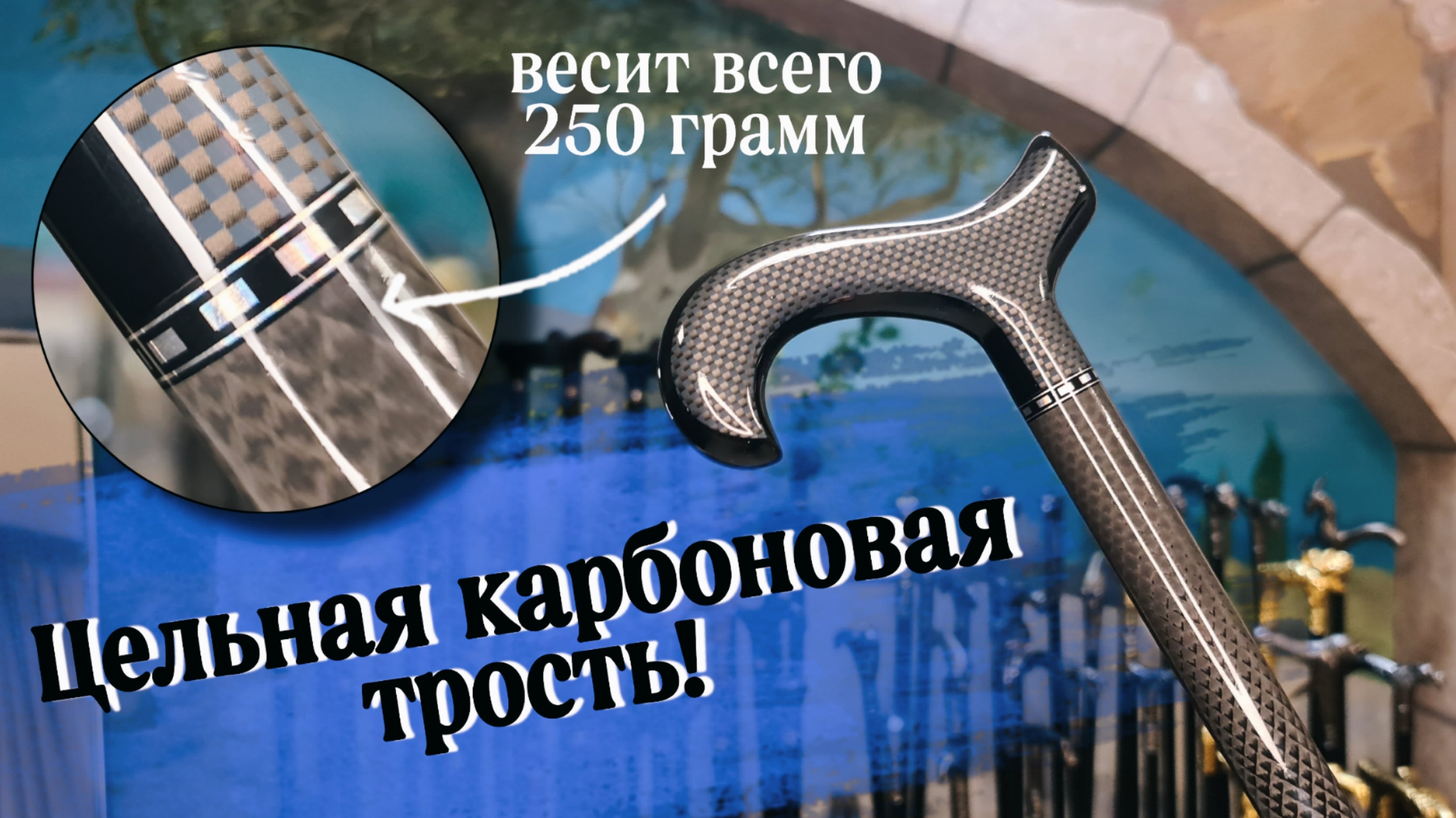 Карбоновая трость для ходьбы | Дуйсбург