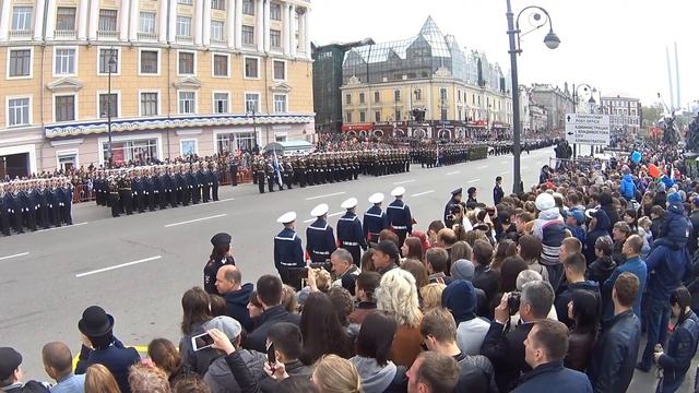 Владивосток 9 мая 2016 Парад войск.