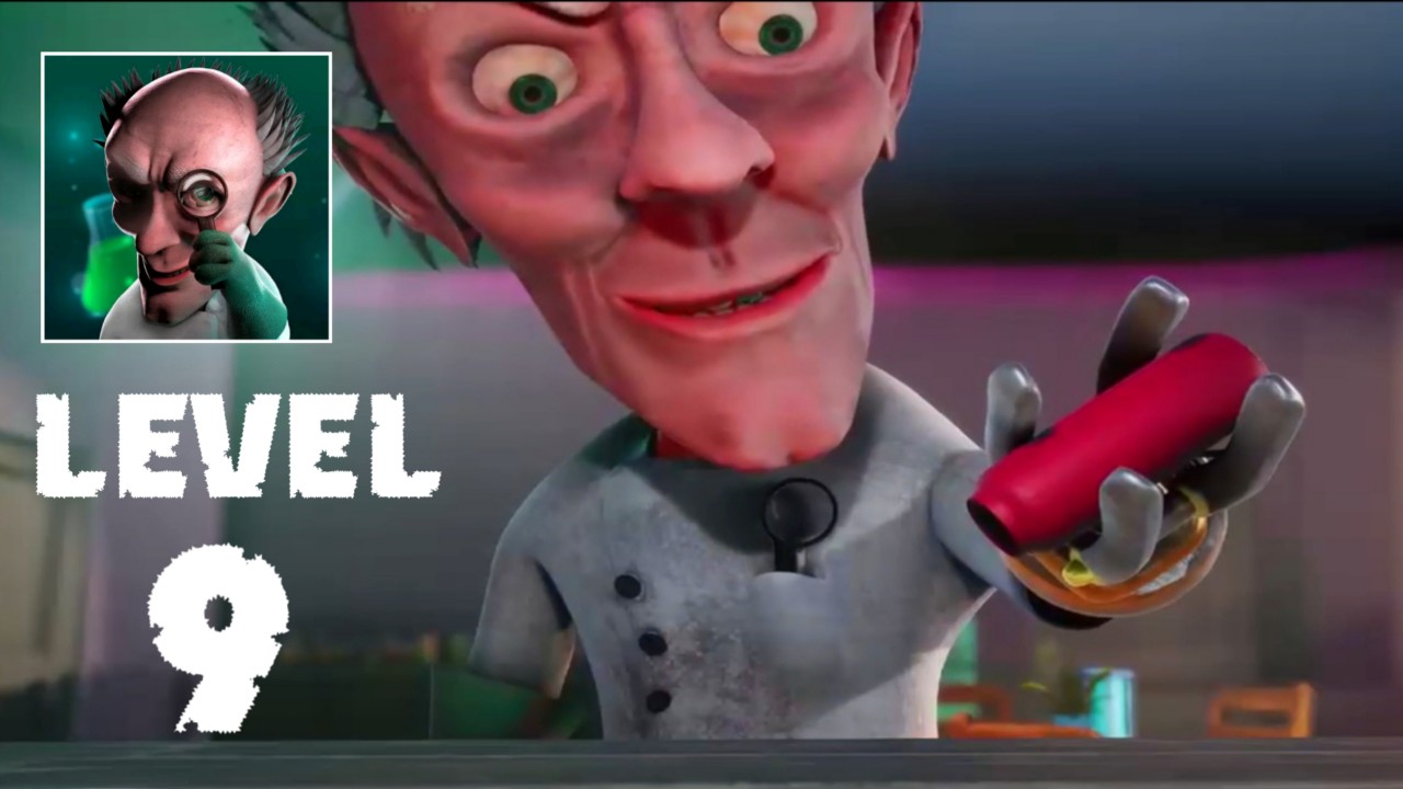 ЧОКНУТЫЙ УЧЁНЫЙ - Приключения девочки с собачкой [5] Mad Scientist - мульт игра для детей