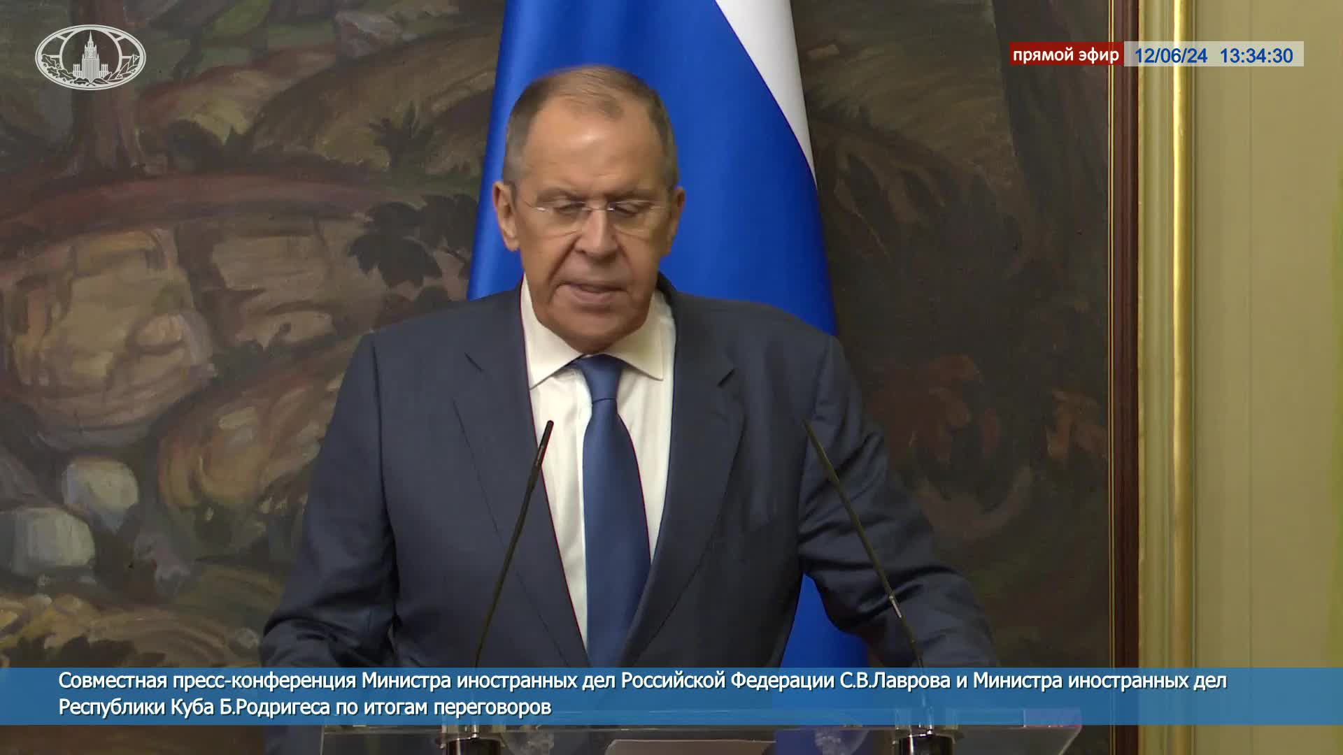 🔴  #ПрямойЭфир: Совместная пресс-конференция С.В.Лаврова с Б.Родригесом по итогам переговоров