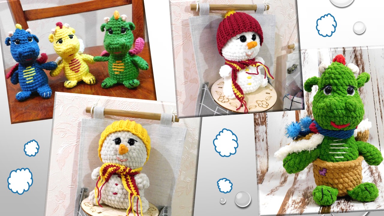 ВСТРЕЧАЙТЕ: ДРАКОШИ - БРЕЛКИ И ПЛЮШЕВАЯ ИГРУШКА ??, А ТАКЖЕ УЮТНЫЕ СНЕГОВИЧКИ! ?⛄⛄☃