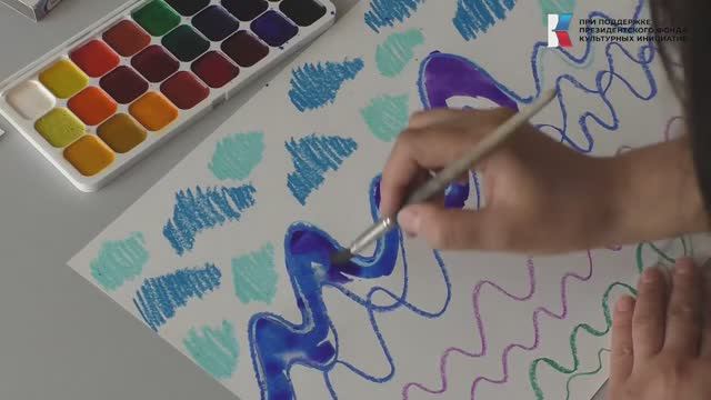 Учимся рисовать: рисование вместе с детьми.
Мастер-класс «Морской пейзаж» #Омск #ОмскСтрим #музей