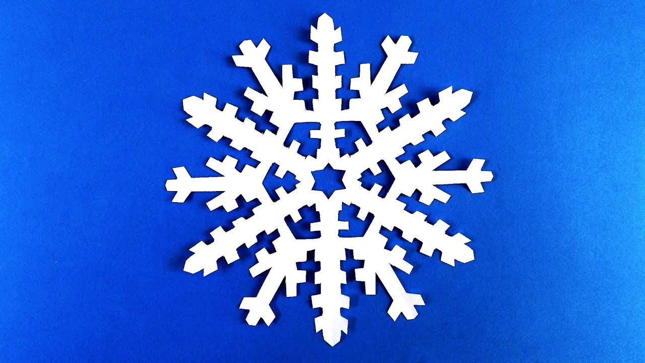 Как сделать снежинку из бумаги своими руками. Снежинка из бумаги