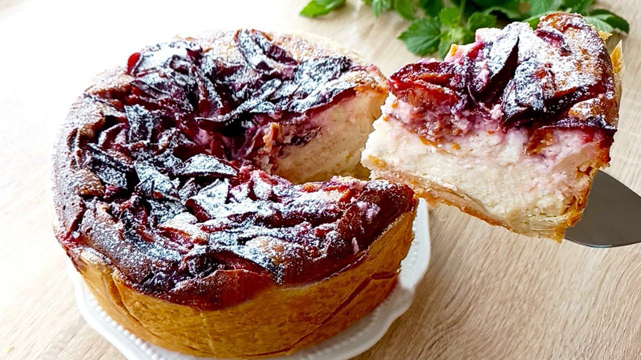 Самый вкусный десерт этого лета. Сливовый пирог, который тает во рту. Простой рецепт