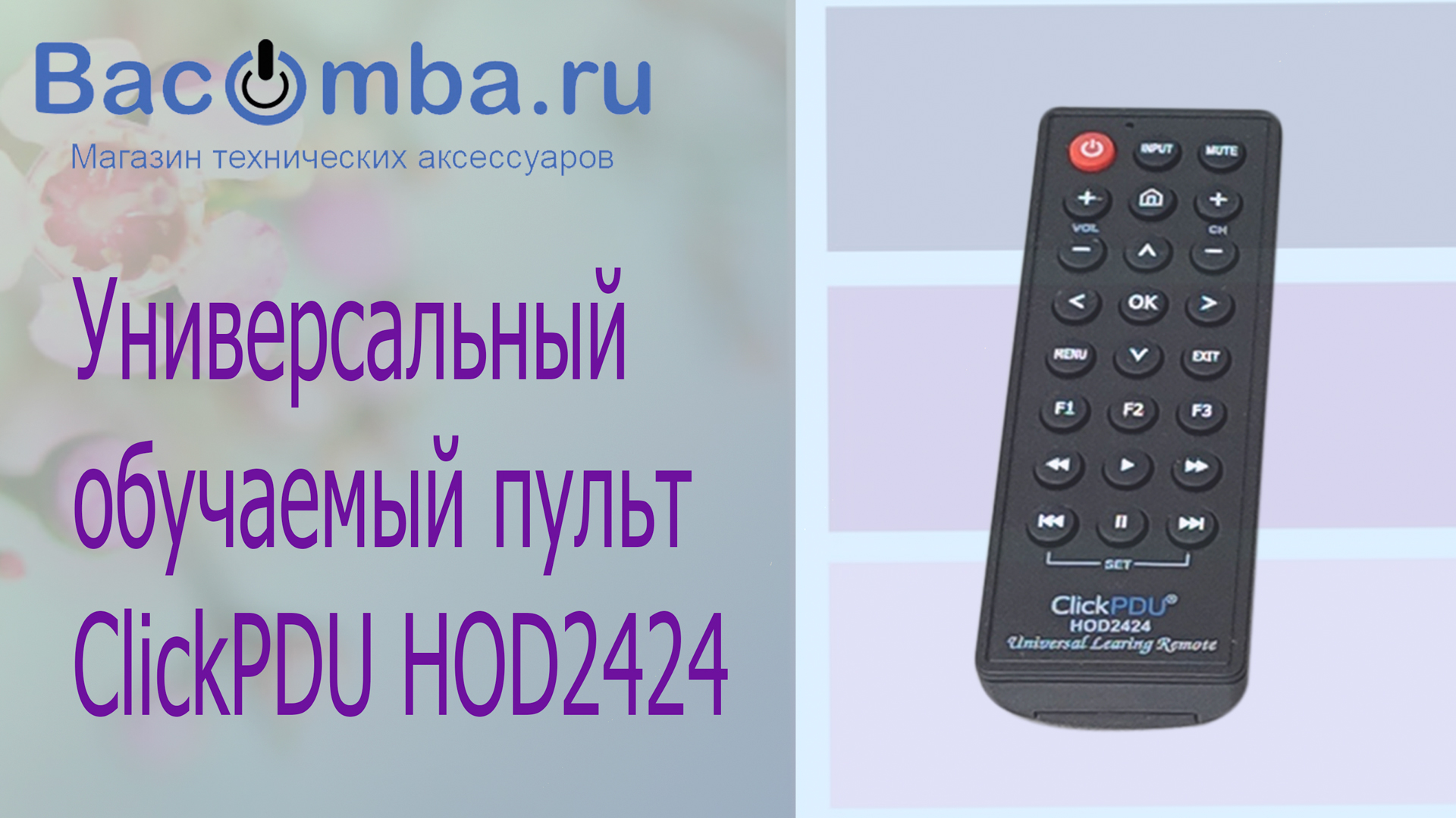 Обучаемый пульт 24 кнопки HOD2424