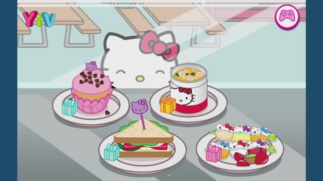 Хеллоу, Китти. Готовим вкусный кекс. Игра