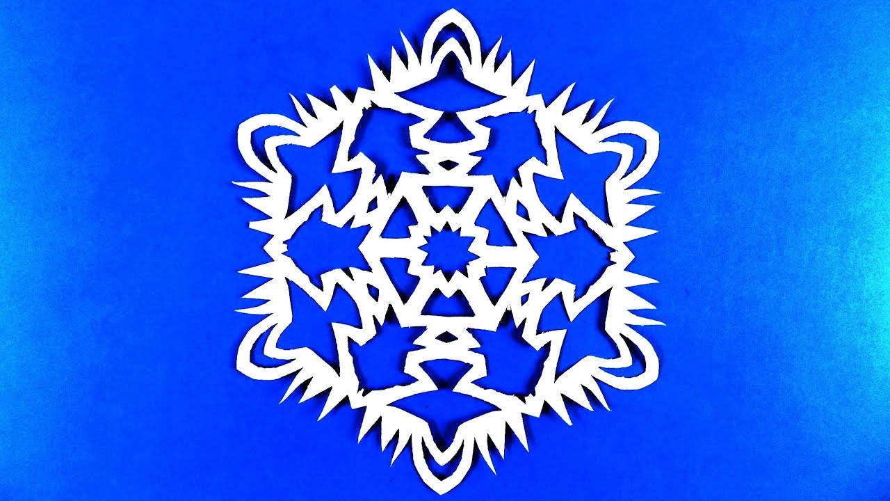 Как сделать снежинку из бумаги своими руками. Снежинка из бумаги