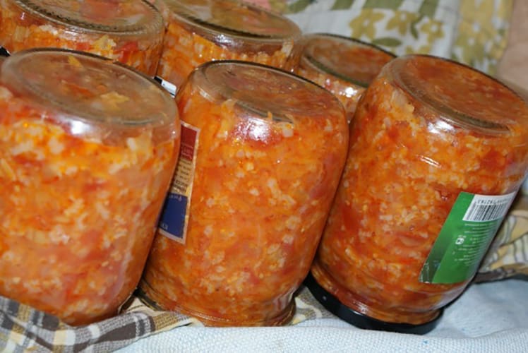 Салат с рисом  Завтрак Туриста Заготовки на Зиму