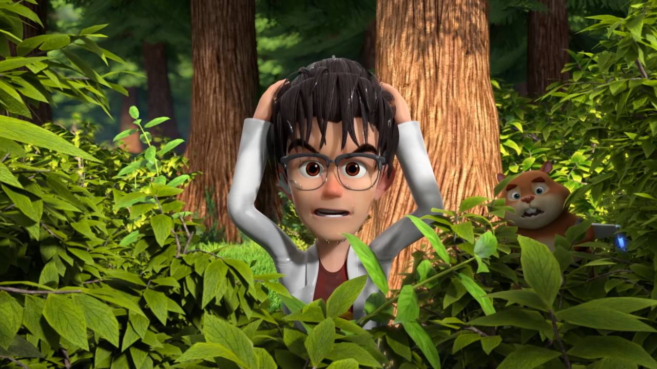 Мишки-братишки. Осколки кристалла, 5 серия. Водяной динозавр