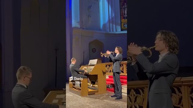 Л.Коэн - «Аллилуйя». Ильяс Невретдинов (флюгельгорн), Тимур Халиуллин (орган) #music #музыка #труба