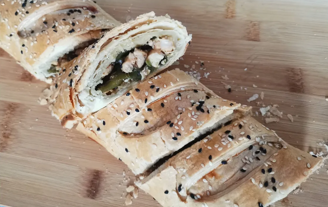 СЛОЁНЫЙ ПИРОГ С КУРИЦЕЙ И СТРУЧКОВОЙ ФАСОЛЬЮ. Пирог из слоеного теста. Рецепты со стручковой фасолью