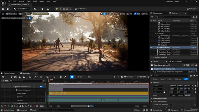 4. Refine your shot, add camera shake