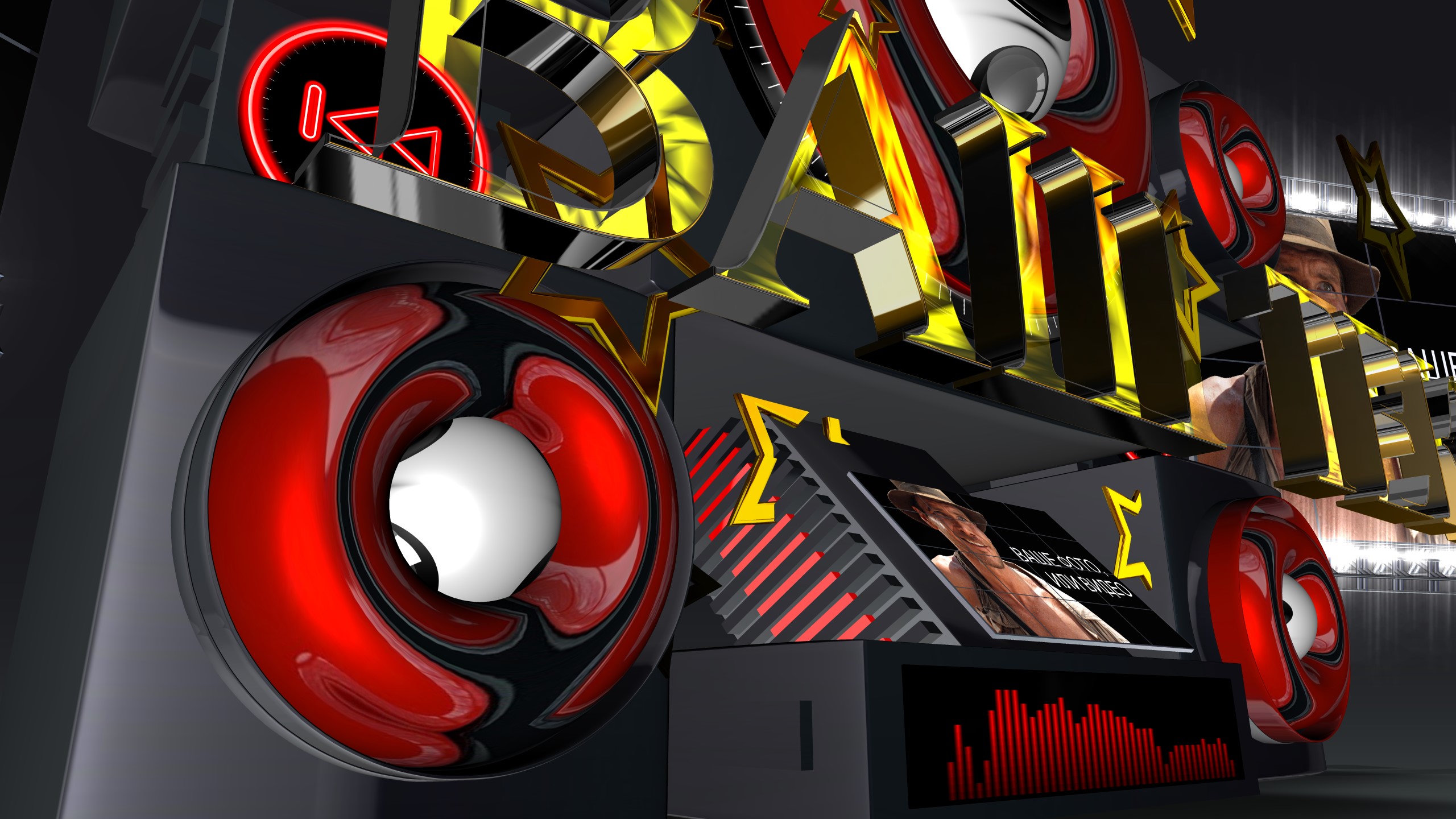 Заставка на начало фильма, видео, проекта, обзора (intro) с Вашими 3D титрами.mp4