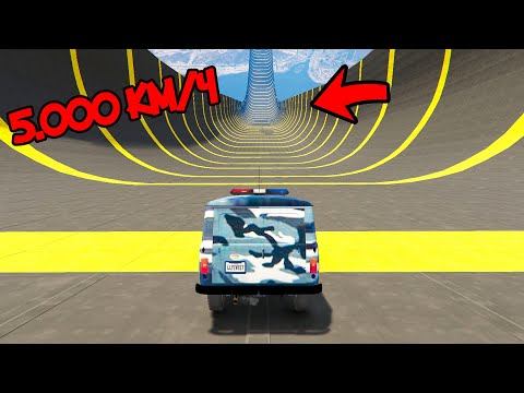 СПУСК БЕЗ ТОРМОЗОВ НА ЧИТЕРСКОЙ БУХАНКЕ ПО ОГРОМНОЙ РАМПЕ в GTA 5 МОДЫ! ОБЗОР МОДА в GTA 5 ВИДЕО
