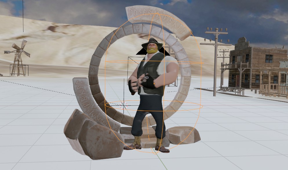 UPBGE Настройка порталов для перемещения