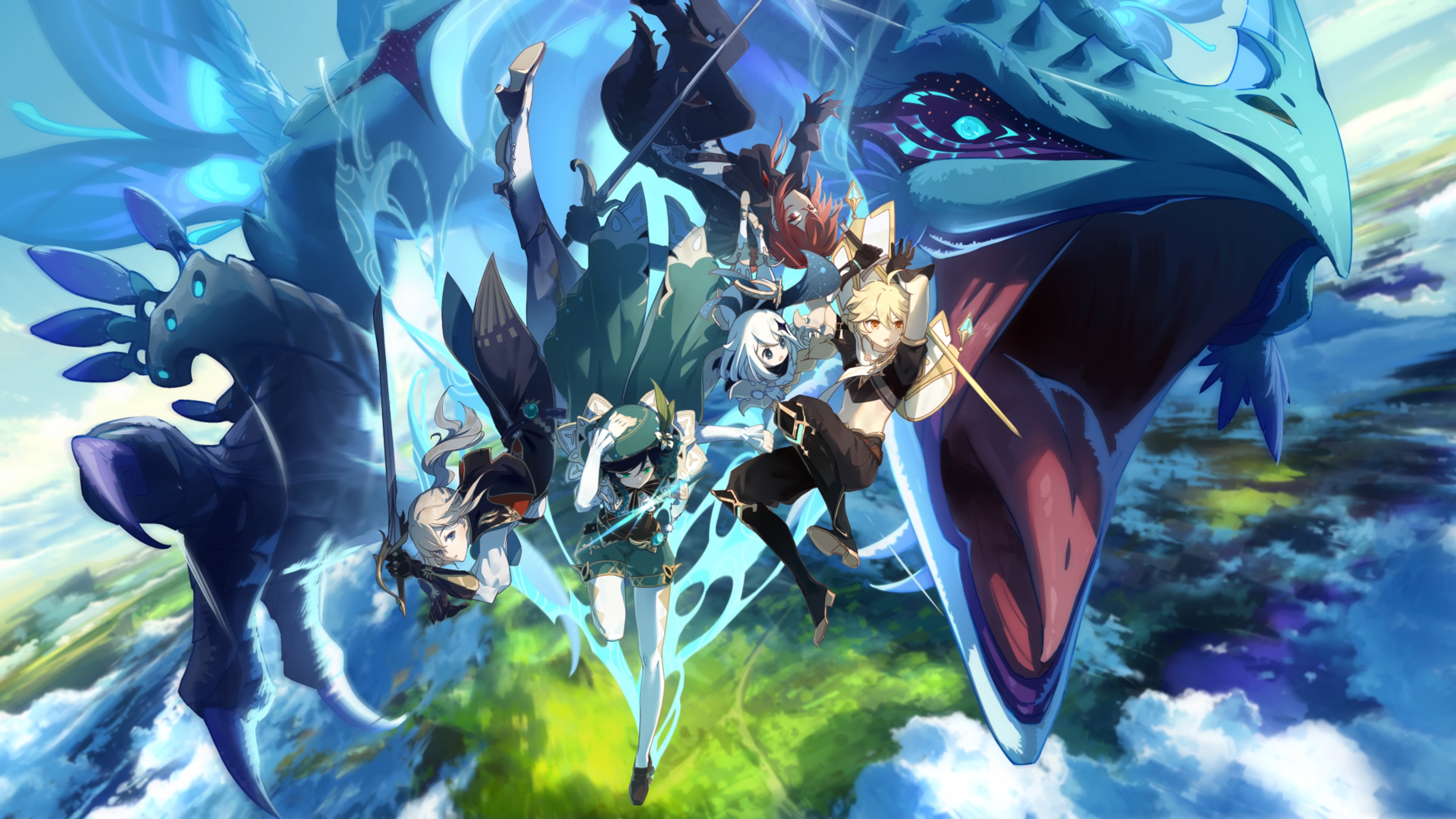 Genshin Impact PS5 6 серия лётная лицензия