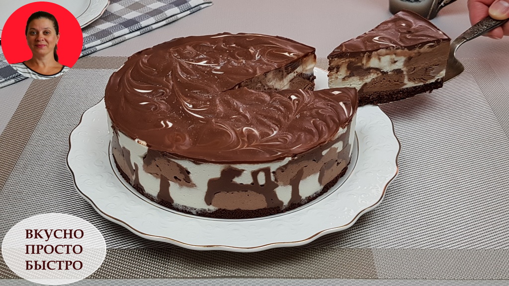 Торт-мороженое Милка. Обалденно вкусный торт готовится проще простого