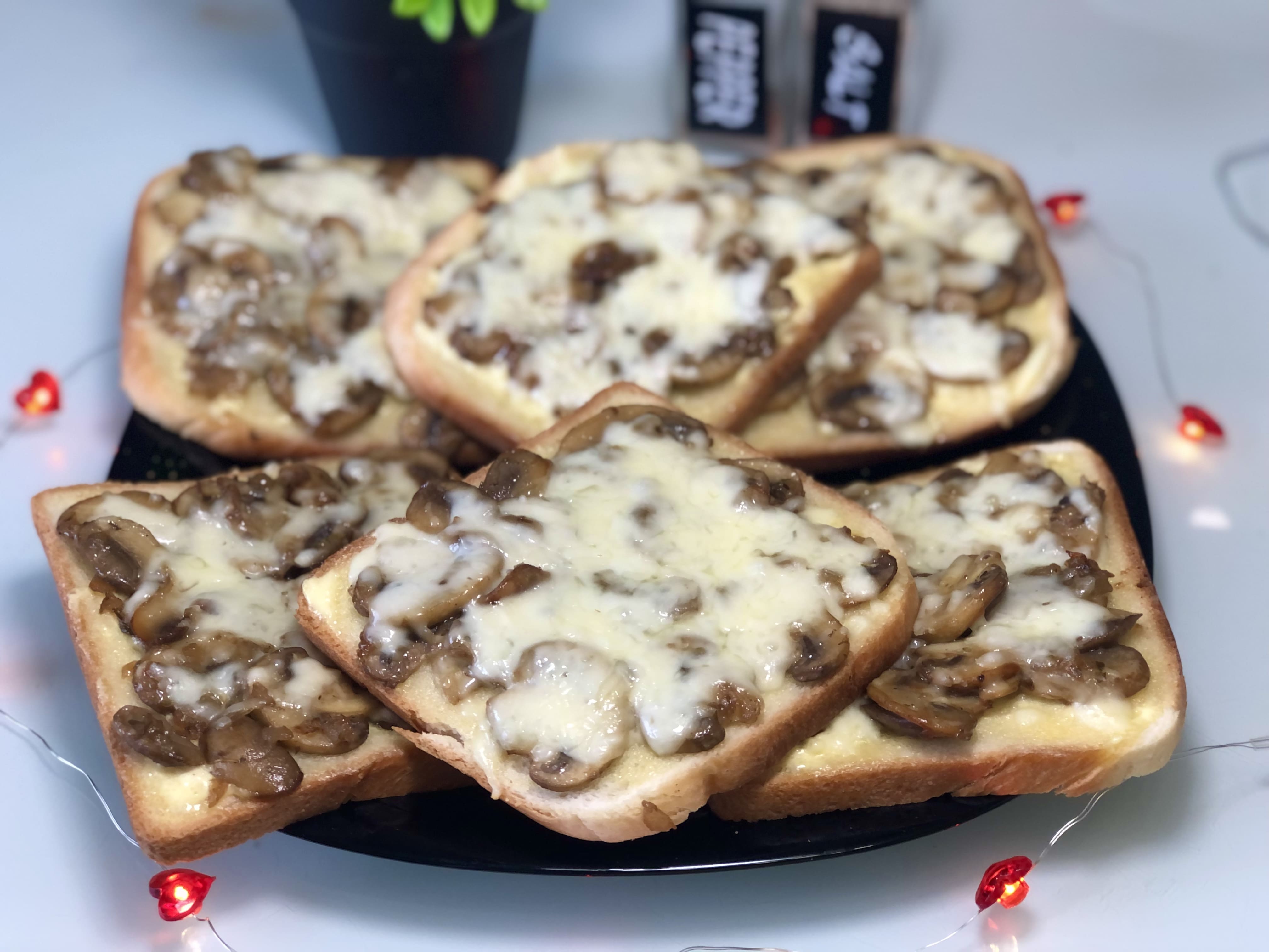 Мини пицца с грибами | пицца без теста | рецепты просто