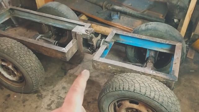 Как ровно ВЫСТАВИТЬ МОСТЫ на раме МИНИТРАКТОРА? Все очень просто!