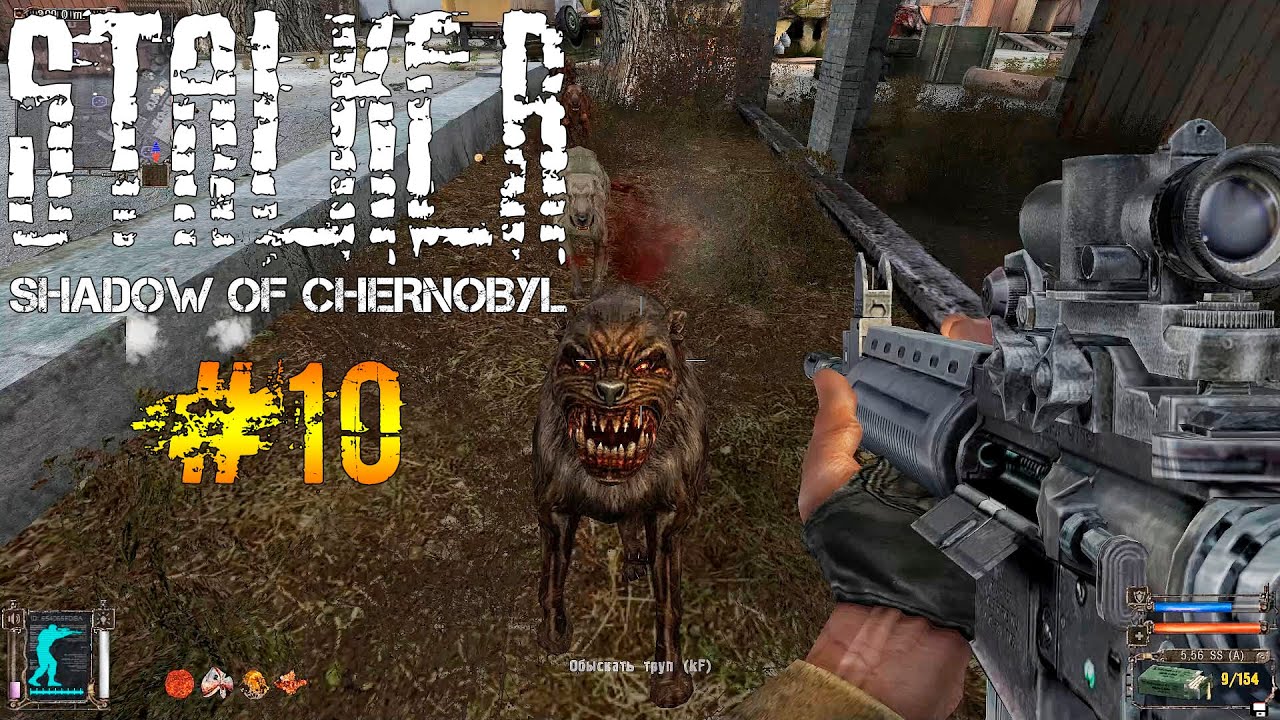 S.T.A.L.K.E.R. Тень Чернобыля Прохождение #10 ► Документы с Х16 Собаки и Зомби