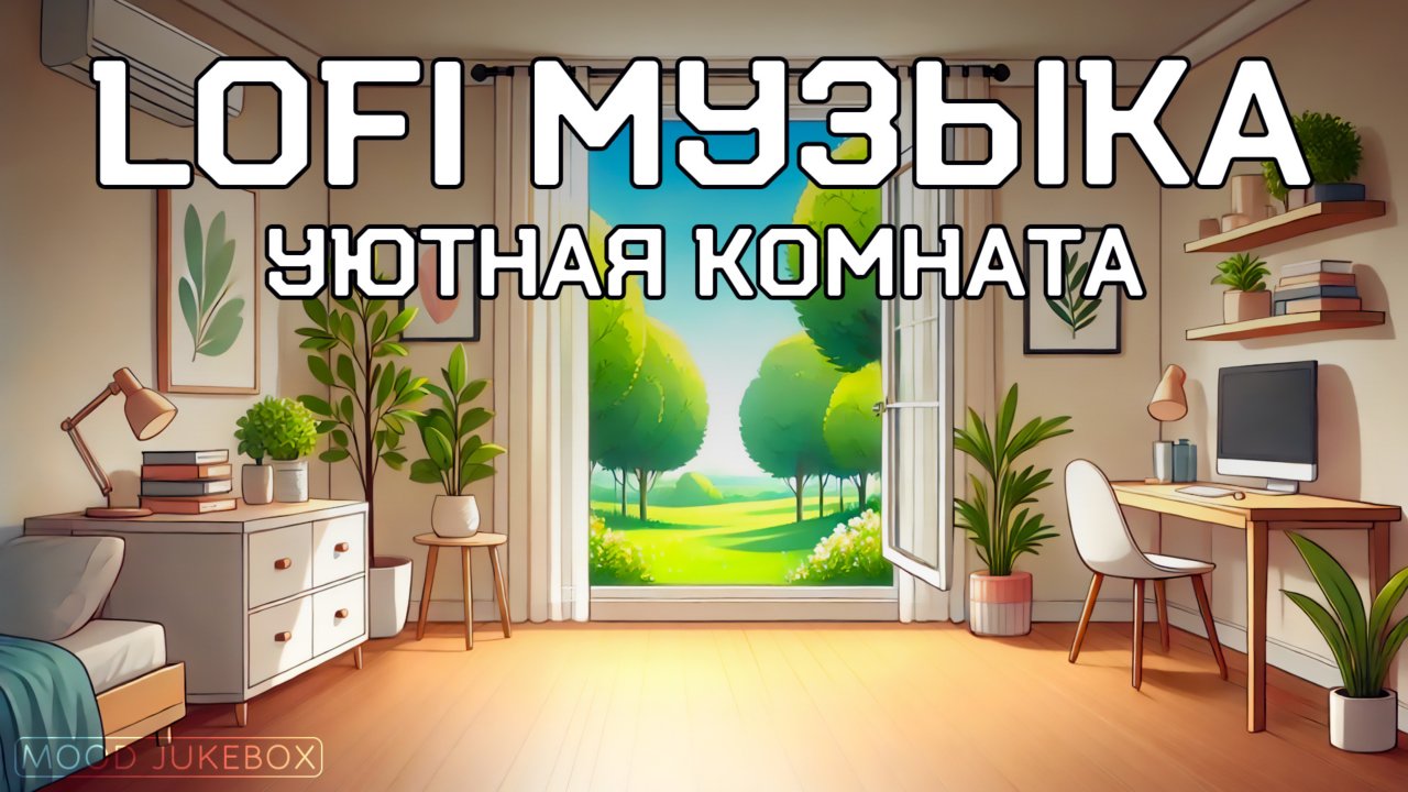 LOFI Музыка для отдыха, работы и учебы. Уютная комната 🥰