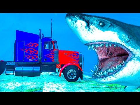 ЧТО ЕСЛИ ГРУЗОВИК ПРОЕДЕТ ПОД ВОДОЙ В ГТА 5 МОДЫ GTA 5 ИГРЫ ВИДЕО MODS