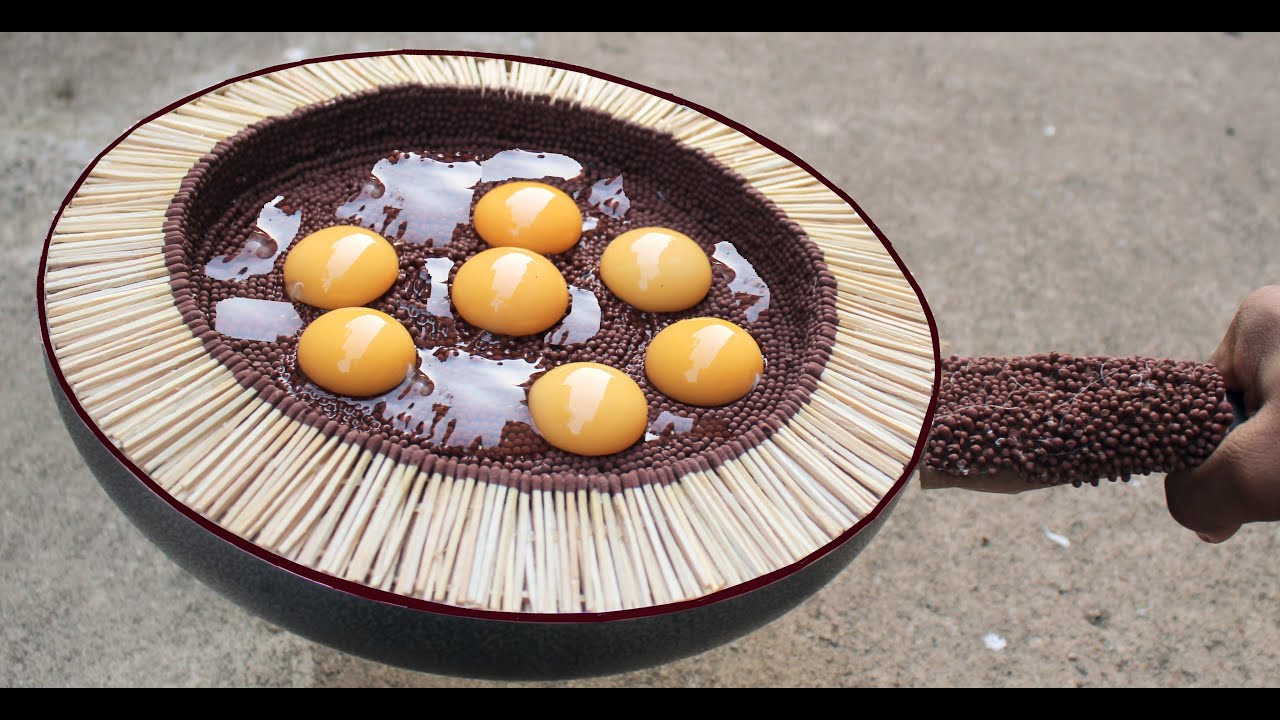 Эксперимент: 200 000 спичек внутрь против яиц. Буси Мозг.