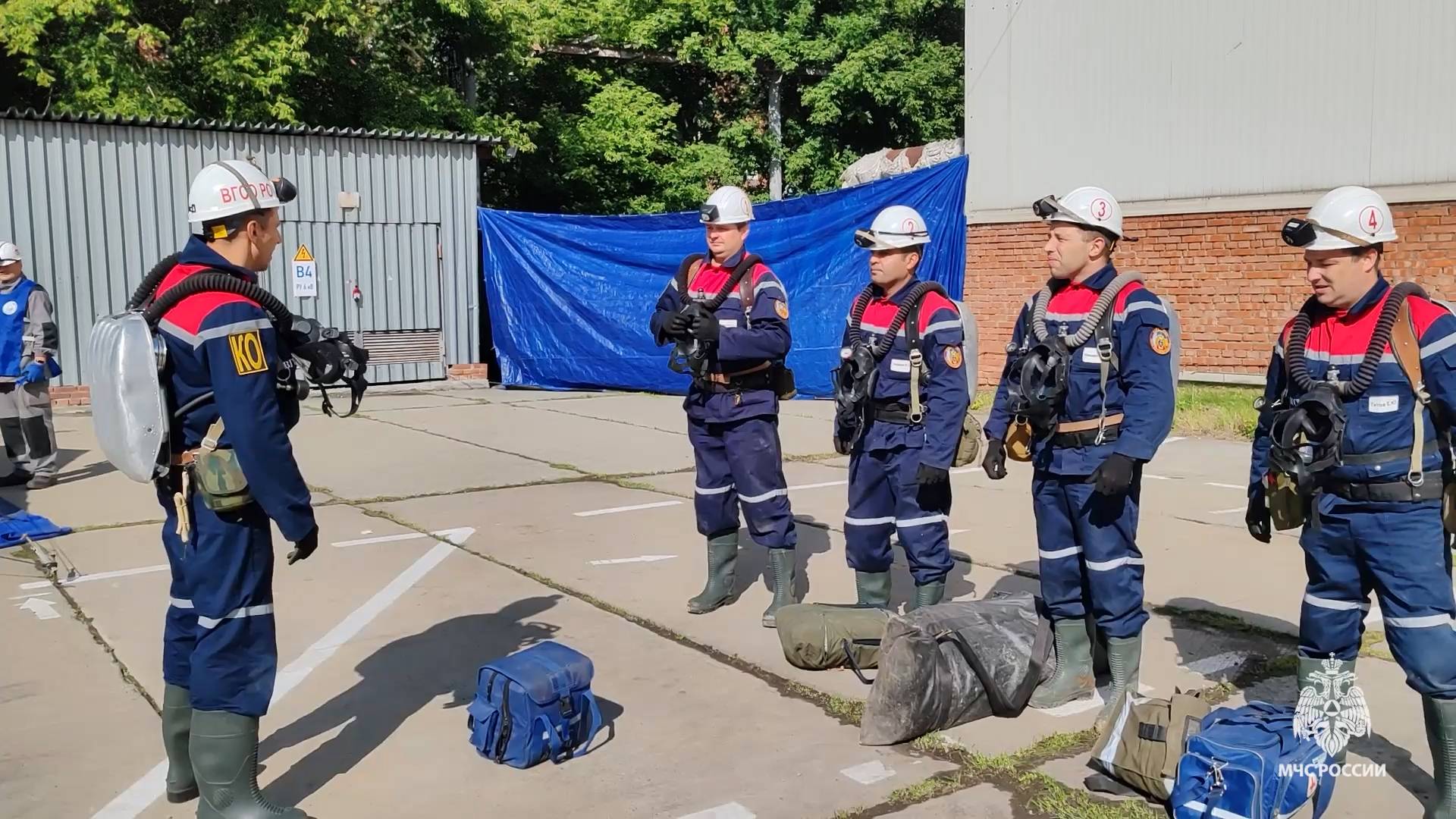 В области проходят соревнования горноспасателей