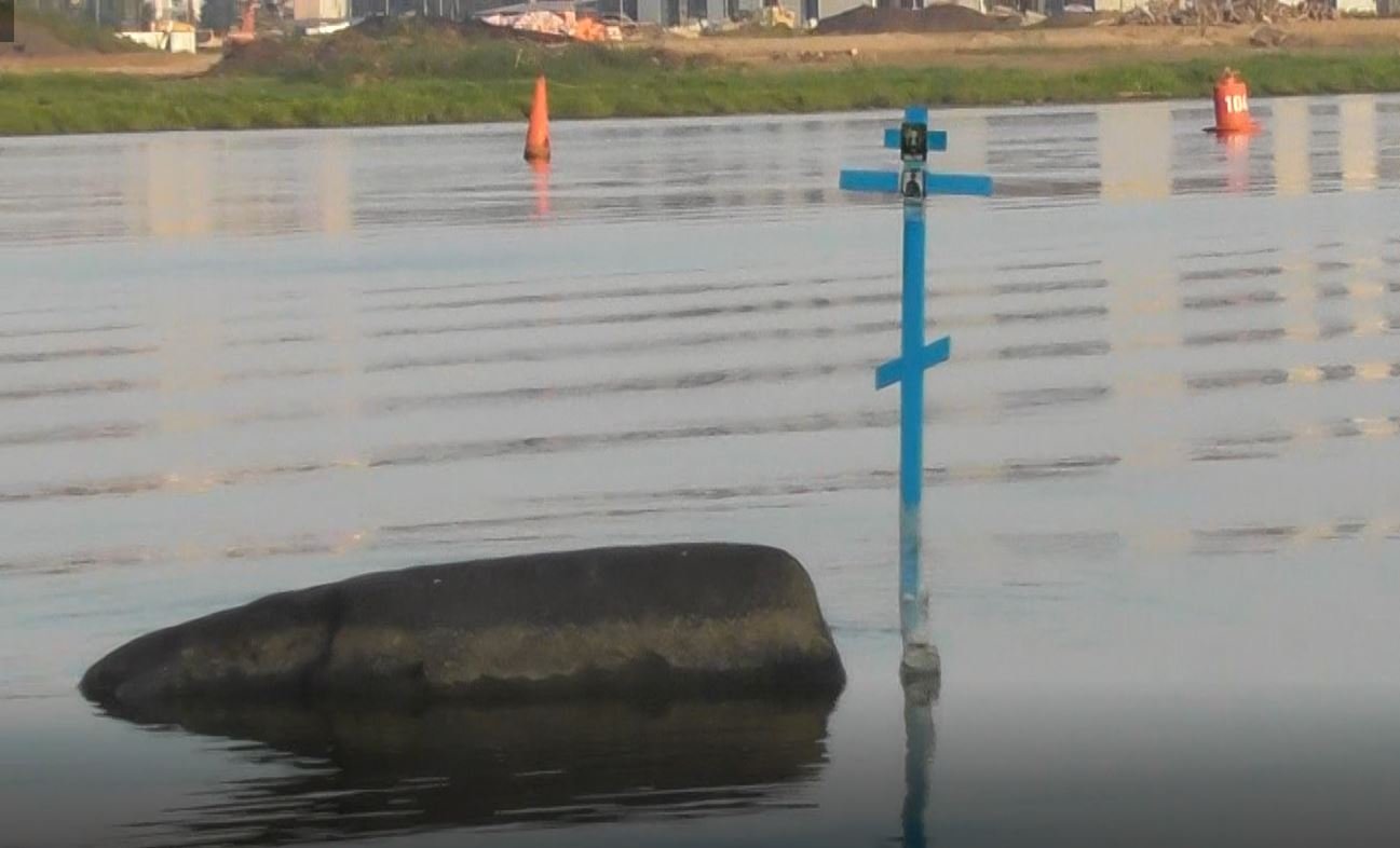 Крест в воде, Великий Новгород, малоизвестные интересные нетуристические места