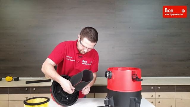 Обзор строительного пылесоса Einhell TC-VC 1825