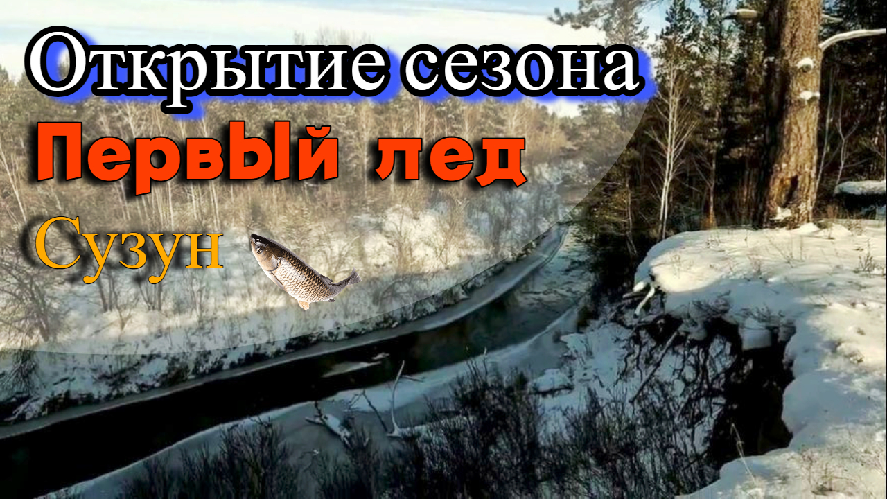 Рыбалка (Сузун) Первый лед  20 ноября 2022г. Открытие сезона.