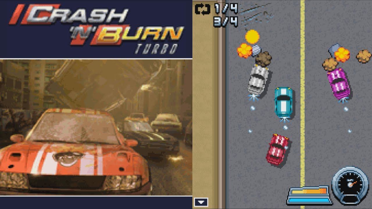 Crash N Burn Turbo JAVA GAME (Macrospace 2004)