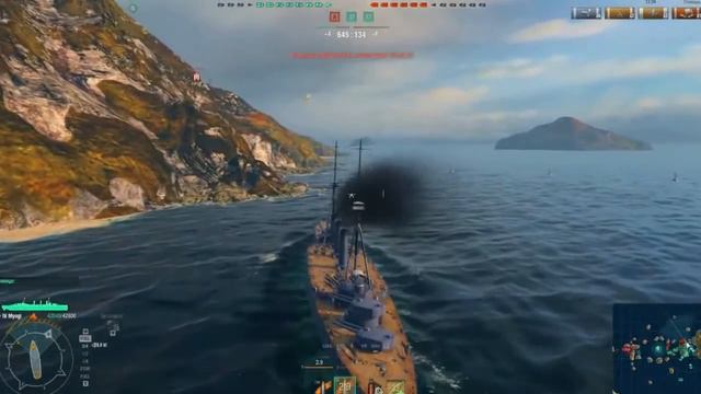 Гуфовский играет в world of warships (самые интересные моменты)