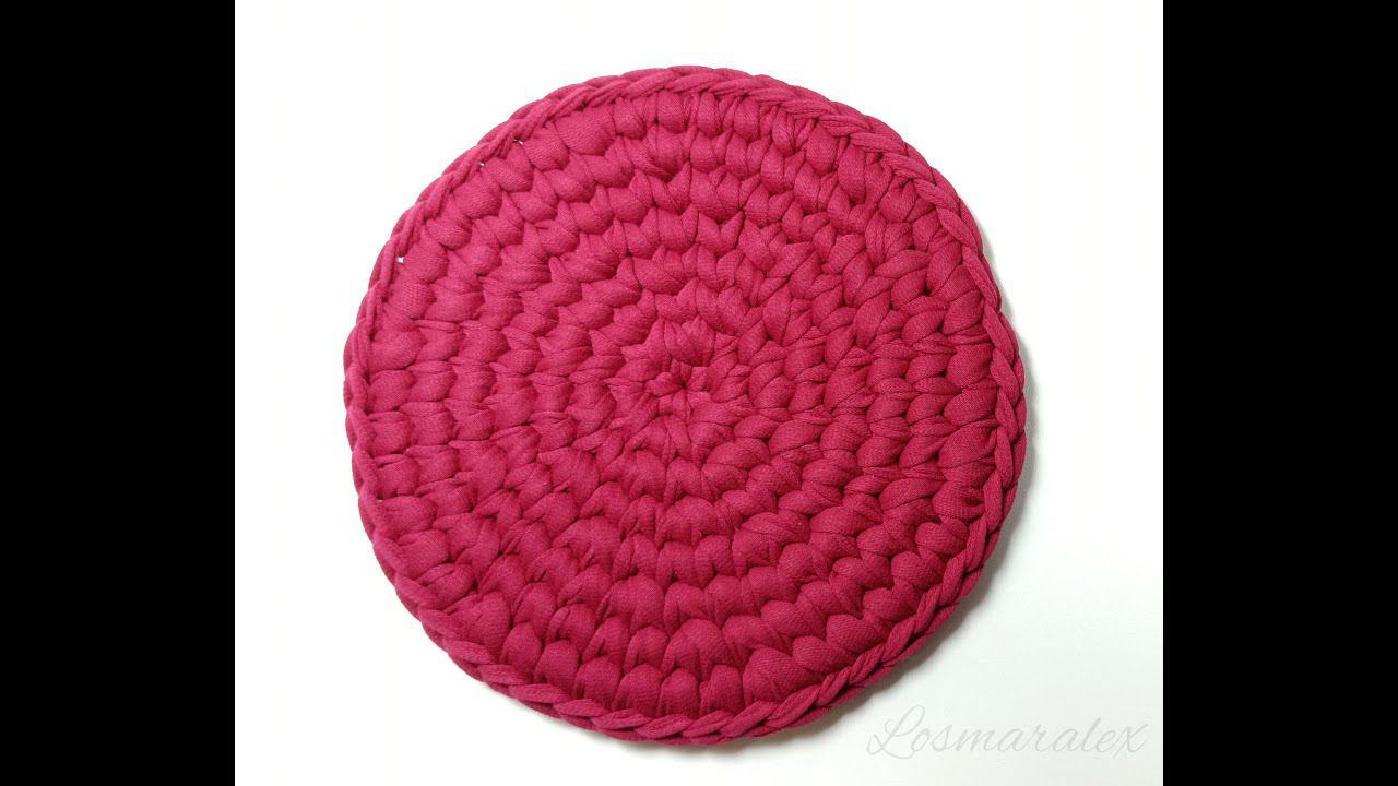 Вяжем круг крючком