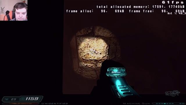 прохождение мода In Hell для DOOM 3 с добавлением Absolute hd и stupid gunlights, часть 6