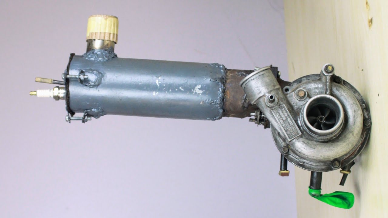 Я сделал реактивный двигатель с турбонаддувом. Первый шаг