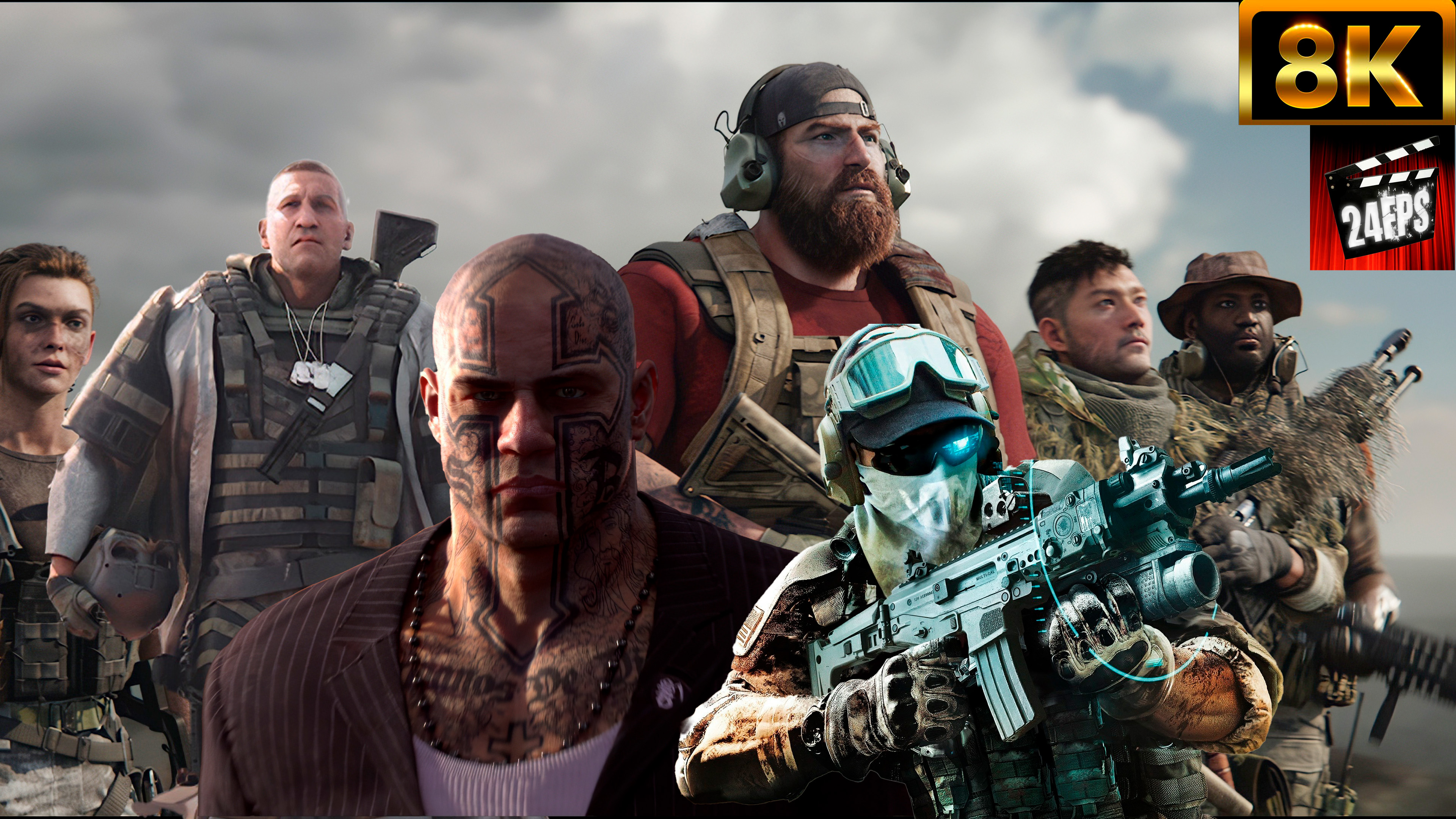 Tom Clancy’s Ghost Recon All Games - All CGI Cinematics (  Special  8K)