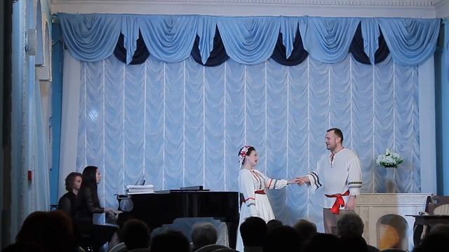 Б. Александров. "Свадьба В Малиновке" дуэт Андрейки и Яринки исп. Алексей Мартиросян Юлия Григорьева