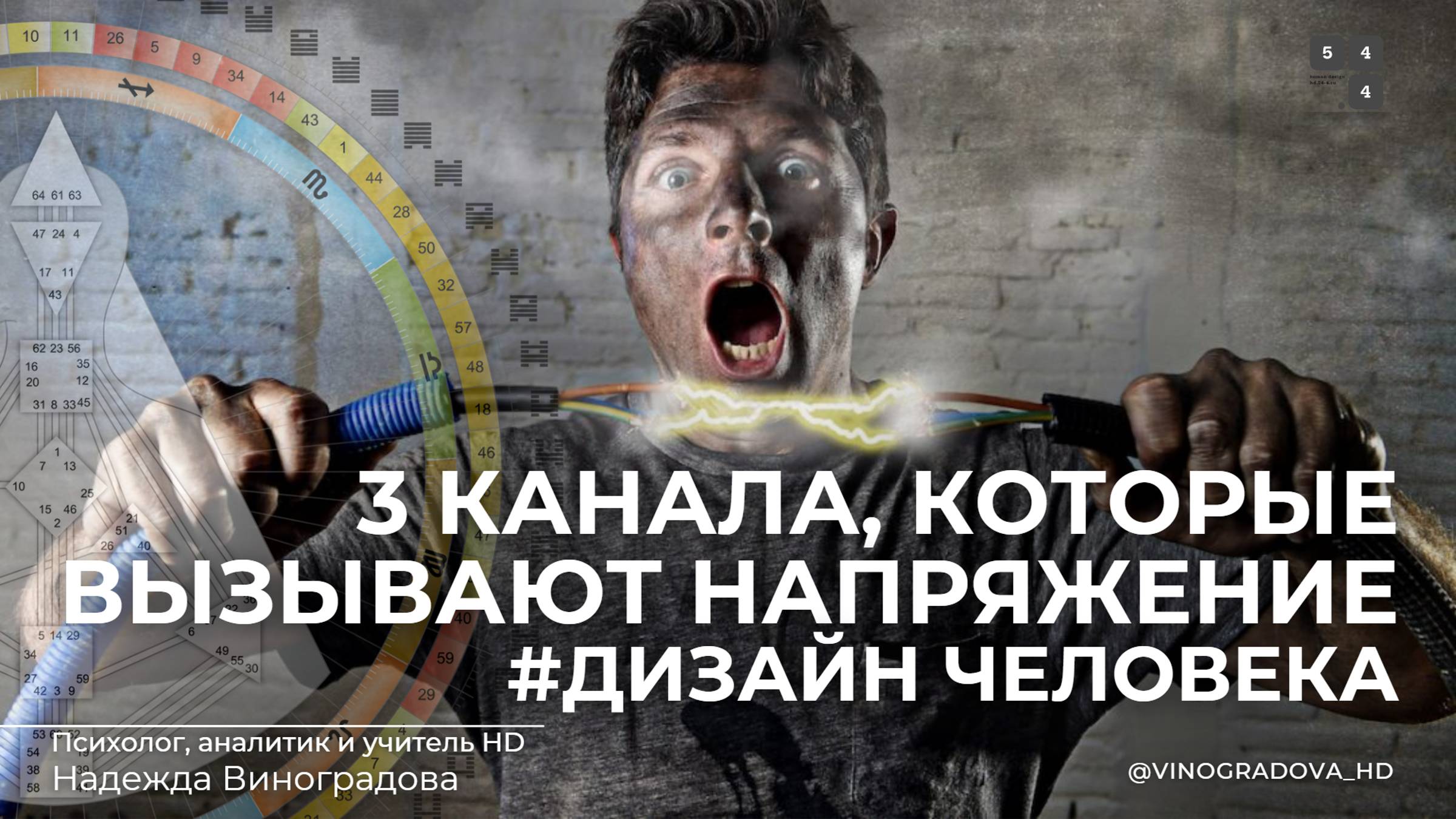 3 канала, которые вызывают напряжение |Надежда Виноградова. Открытой Школы Дизайна Человека 54.4